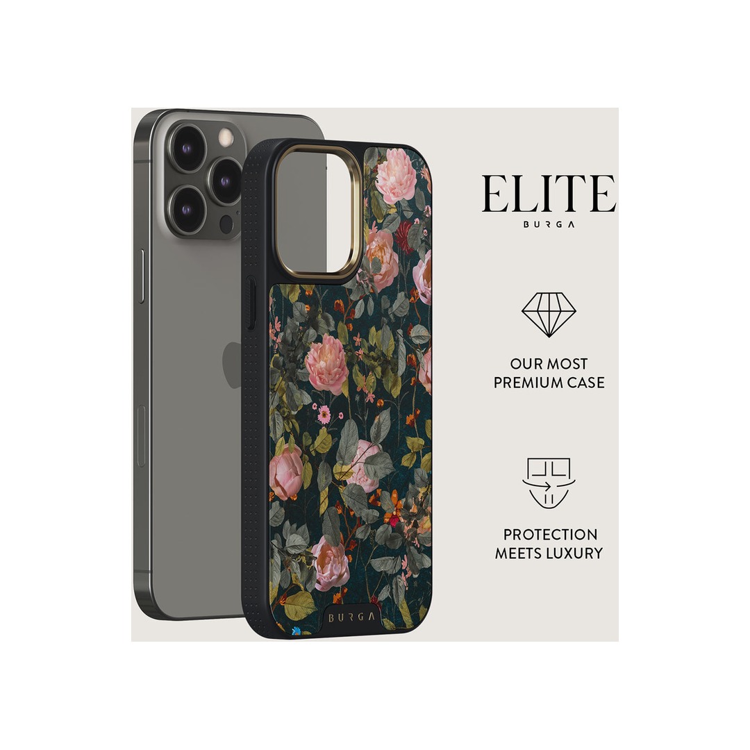 BURGA Elite MagSafe iPhone 14 Pro tok - virágzó kert
